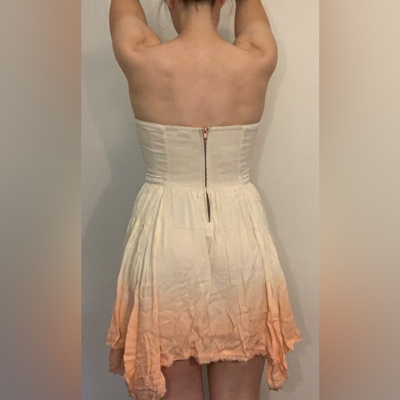 Urban Outfitters Ecote Hand-Beaded Sunset Ombré Dress - Picture 3 of 8